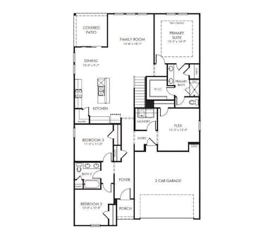 View of floor plan / room layout