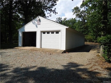 30' x 28' detached garage with extra  covered stor