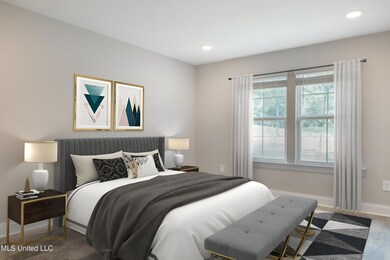 Primary bedroom - virtually staged
