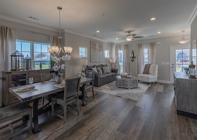 Open large space that could be combined living space for oversized furniture. End Units have additional windows.