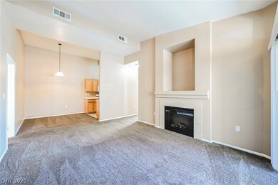 Open floorplan and vaulted ceilings.
