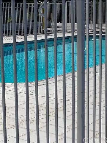 Gated pool for the community use.