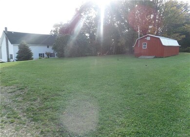 View of back yard