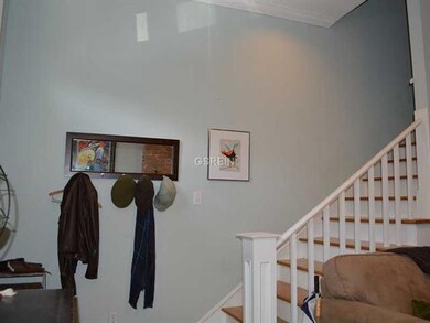 Foyer. 532 - Bamboo hardwood floors & stairs look