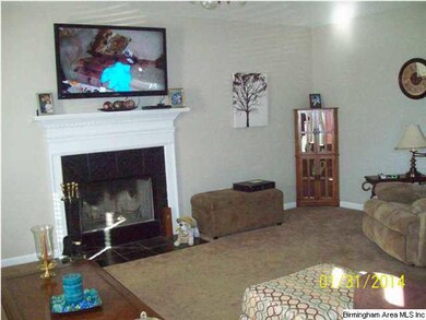 Great room with fireplace