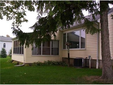 Exterior Back Enclosed sun porch!
