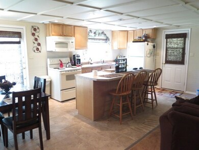 Kitchen with island