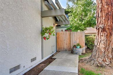 Enter through the gated side entrance.