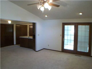 Family room off the dining area