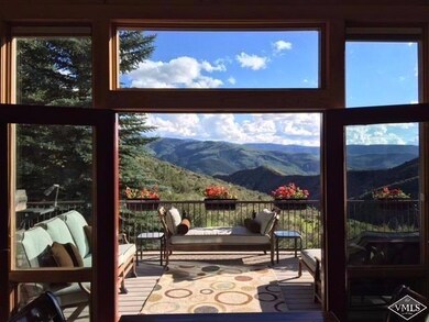 View from the dining room table