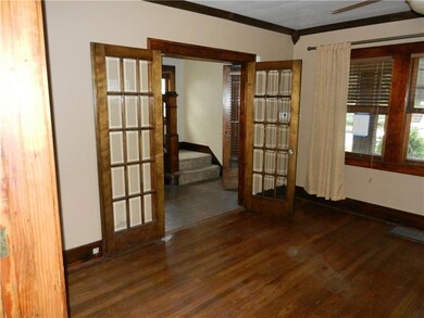 View from Living room to entry