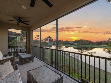 Western facing lanai with sunsets, golf course and