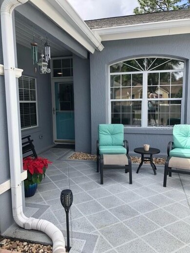DESIGNER PAINTED FRONT PATIO COURTYARD