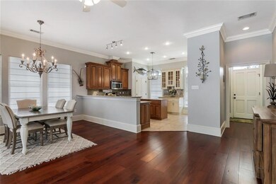 Dining room, breakfast bar and entertainer kitchen