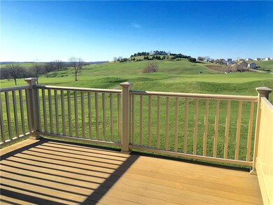 Elevated deck on the Main Level overlooking the ba