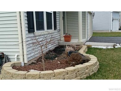 Yard/Garden. Garden started waiting to bloom