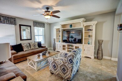 Family room with lots of natural light, open to ki