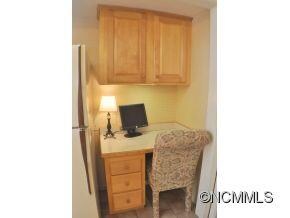 Office space in kitchen