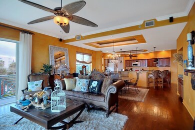 Spacious Living Area with Gas Fireplace