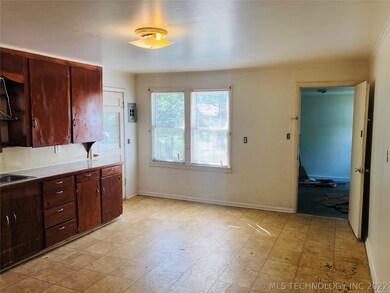 Kitchen. Looking from living room