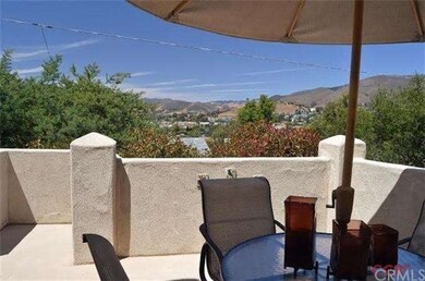 View of the City and hills beyond from the sunny b