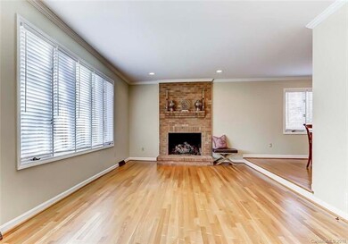 Family Room with Gleaming Hardwood Floors