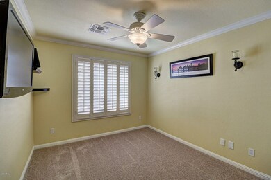 Plantation shutters in 2nd bedroom