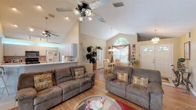 Open Greatroom To Kitchen & Dining