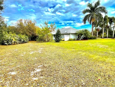 large fenced in yard