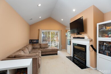 Living Room with gas fireplace