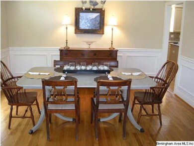 Lovely dining room.