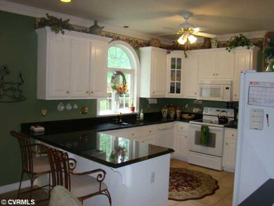 Kitchen - Ceramic Tile Flooring & Granite Countert