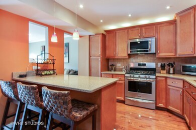 Kitchen with updated lighting