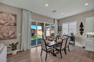 Dining space featuring recessed lighting, baseboar
