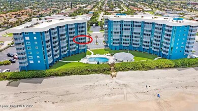 Buc Exterior from Ocean with arrow