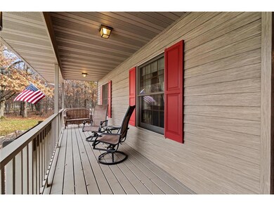 Relax on your front porch and have room to decorat