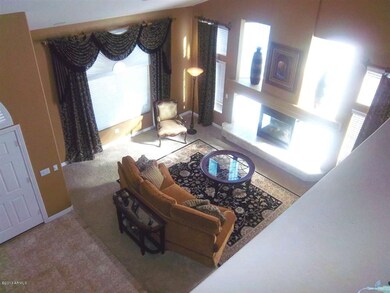 Overhead View of Living Room