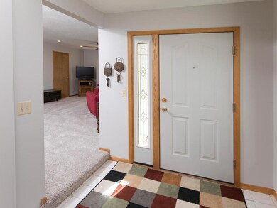 Two large entryways into this home for all your en