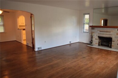 Dining Room/ Living Room. Great hardwood floors!!