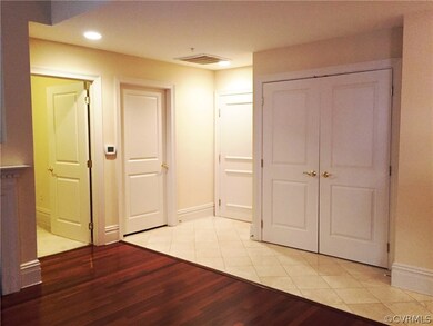 View of Foyer.  The large double doors are the Pan