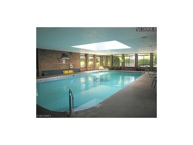 Indoor pool conveniently located off the elevator 