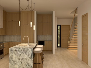 Virtually Staged Render-Kitchen
