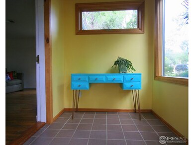 Tiled front entryway