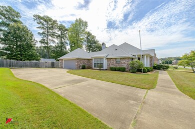 Spacious side entry garage with extended driveway 