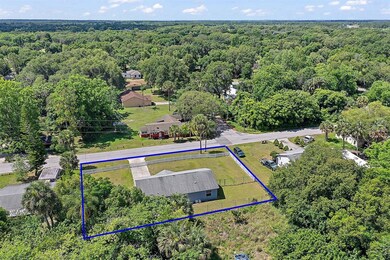 Blue Line Indicates Home and Property