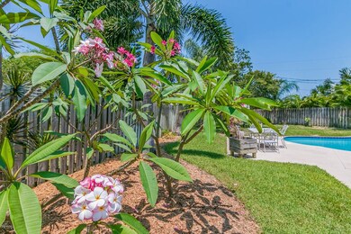 Lush tropical landscaping!