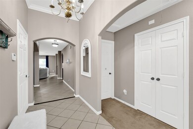 View upon entering through front door