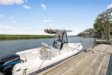 New motor has been installed on the boat lift.
