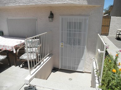 Guest house entance from outside