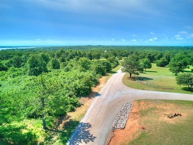 Bird's eye view of a heavily wooded area